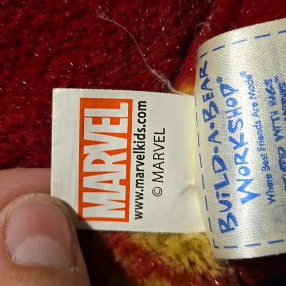 Build A Bear 16" Marvel Avengers Plush Stuffed Bear Iron Man No Sound 2014 - Picture 13 of 16